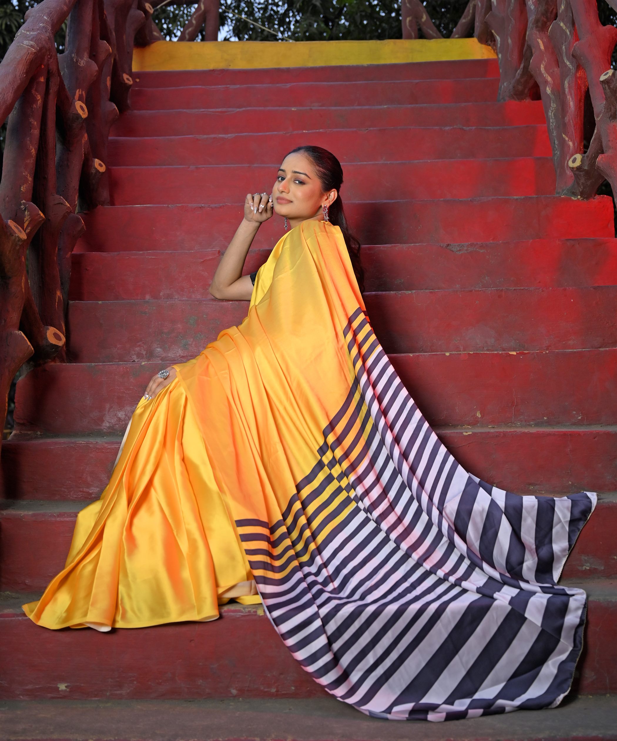 Fancy Printed Saree