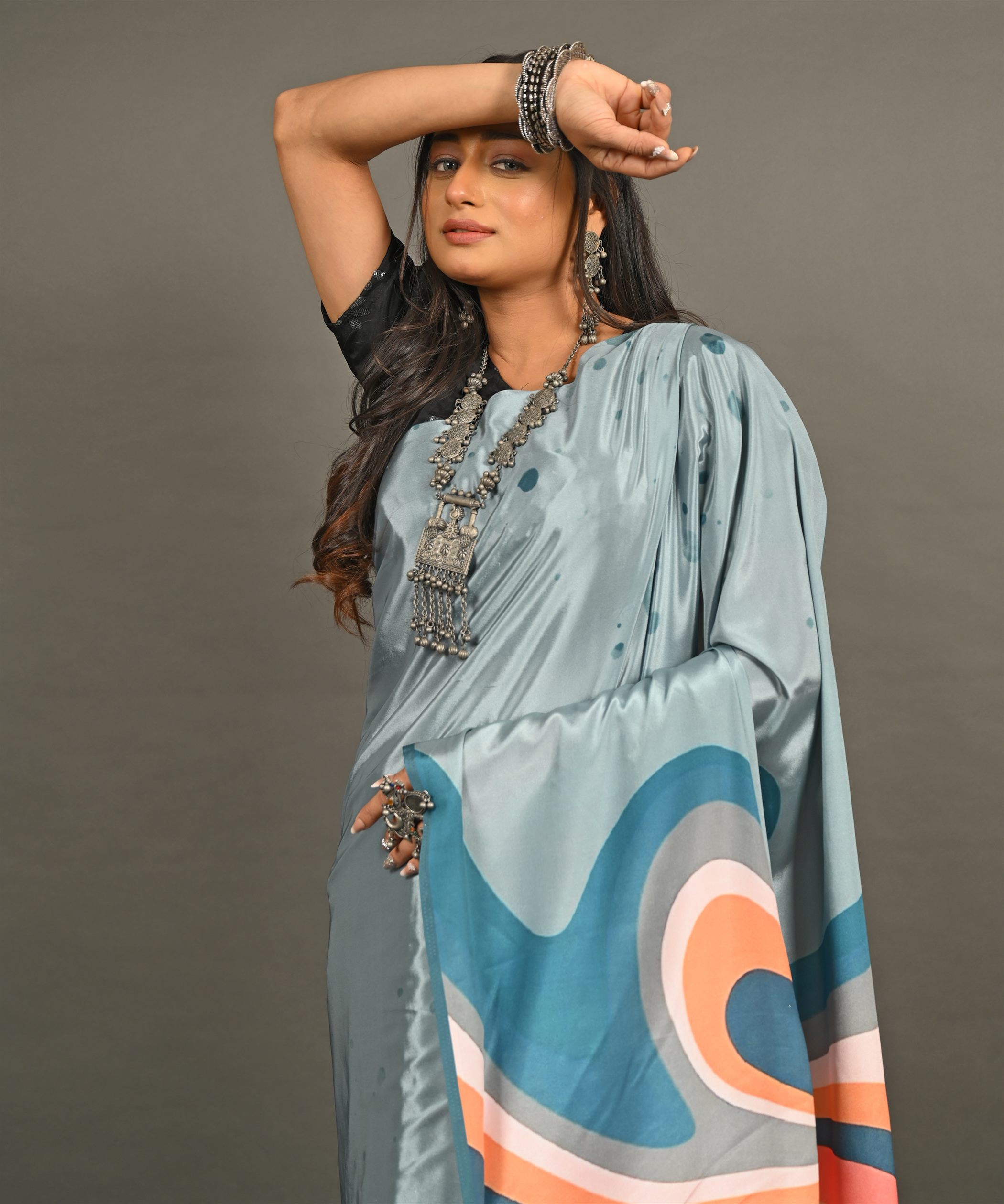 Fancy Printed Saree