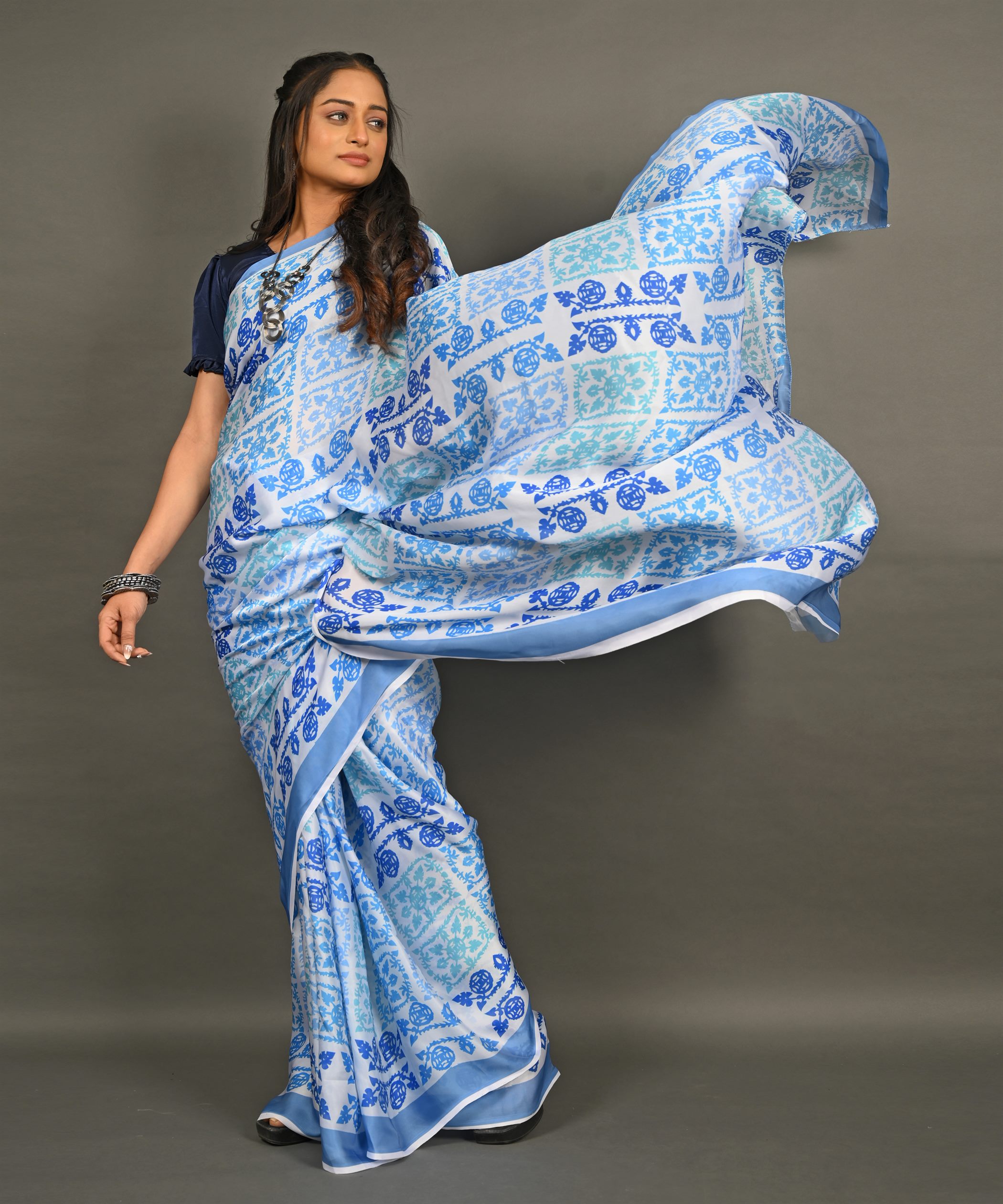 Fancy Printed Saree