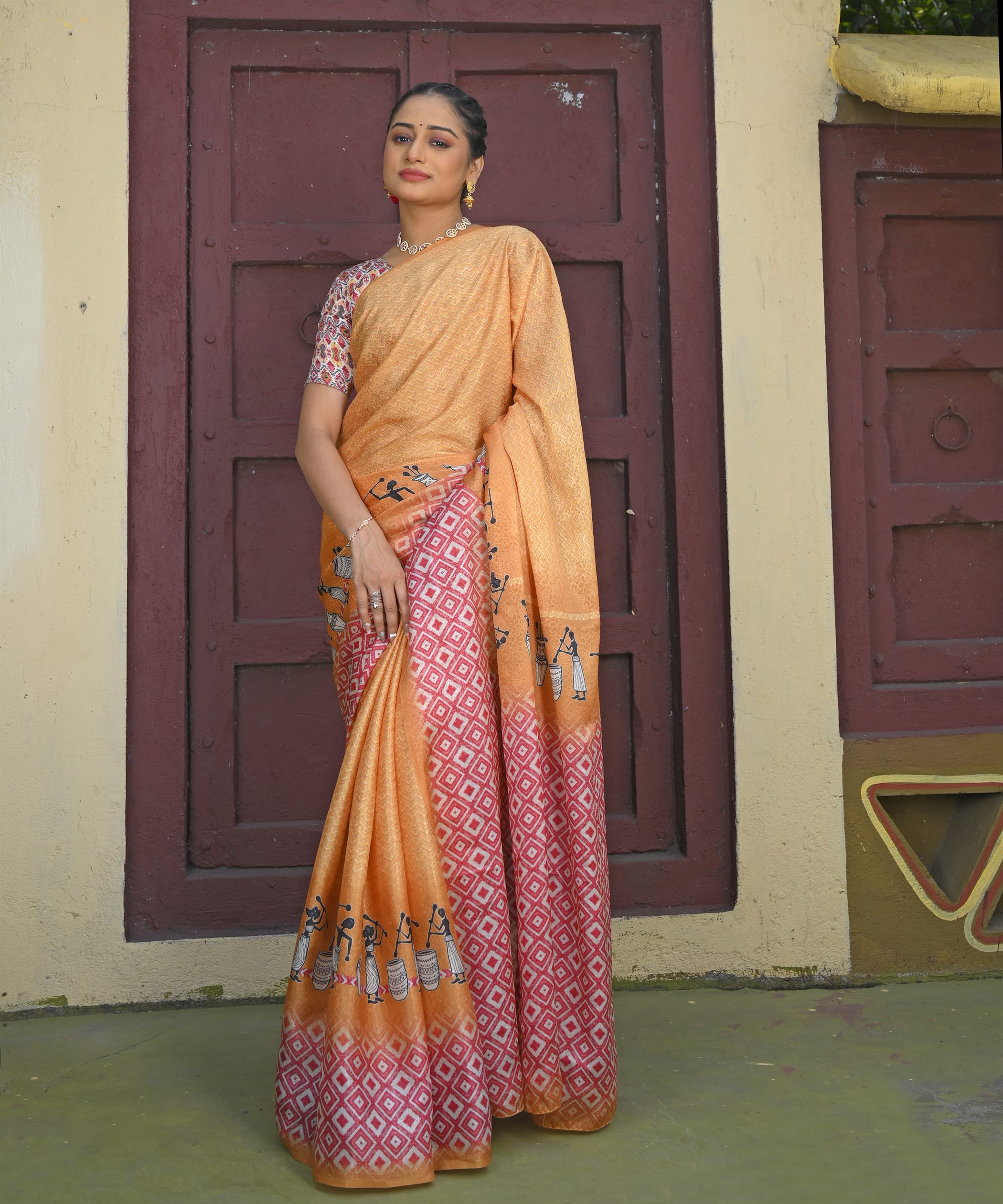 Fancy Printed Saree