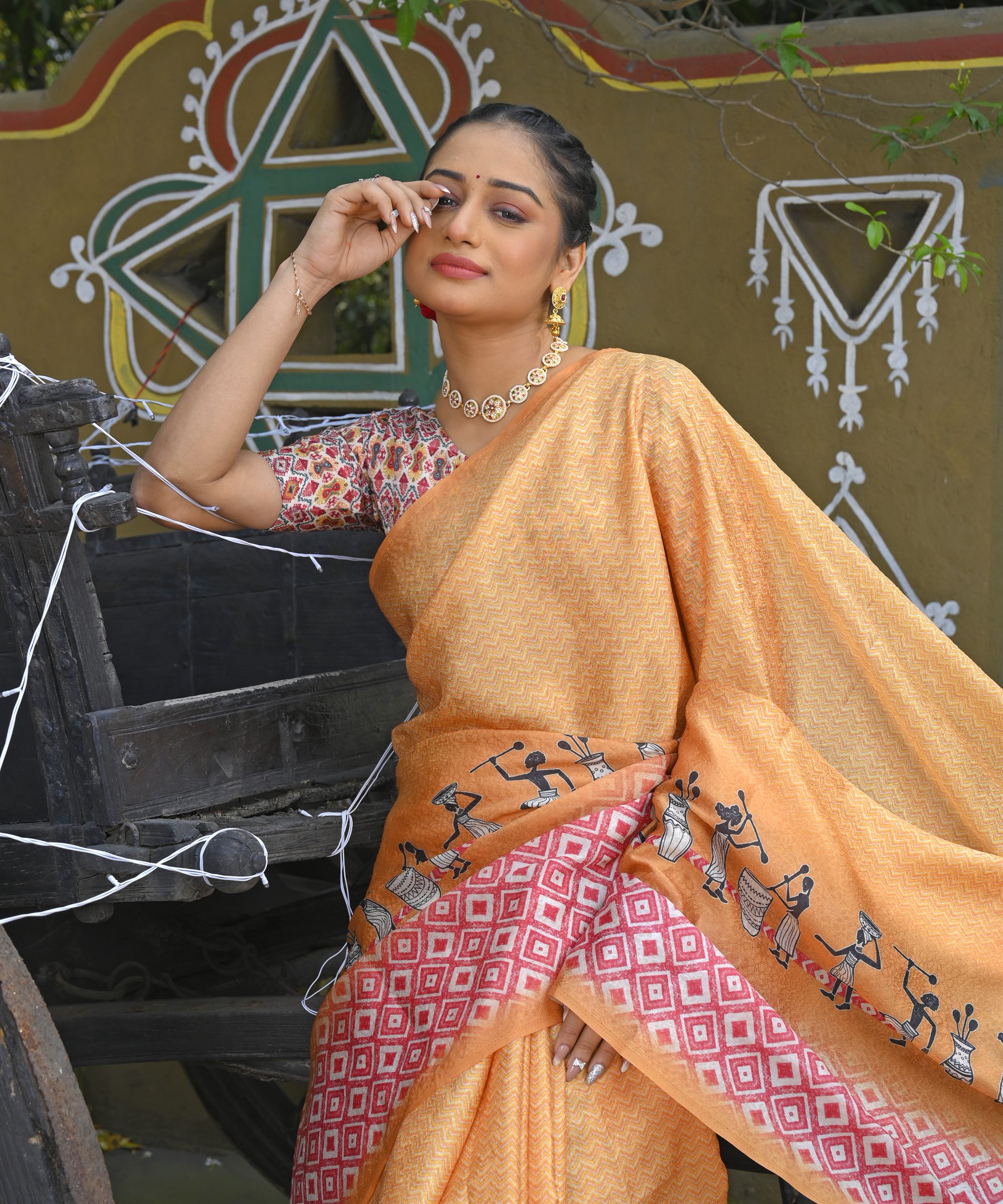 Fancy Printed Saree