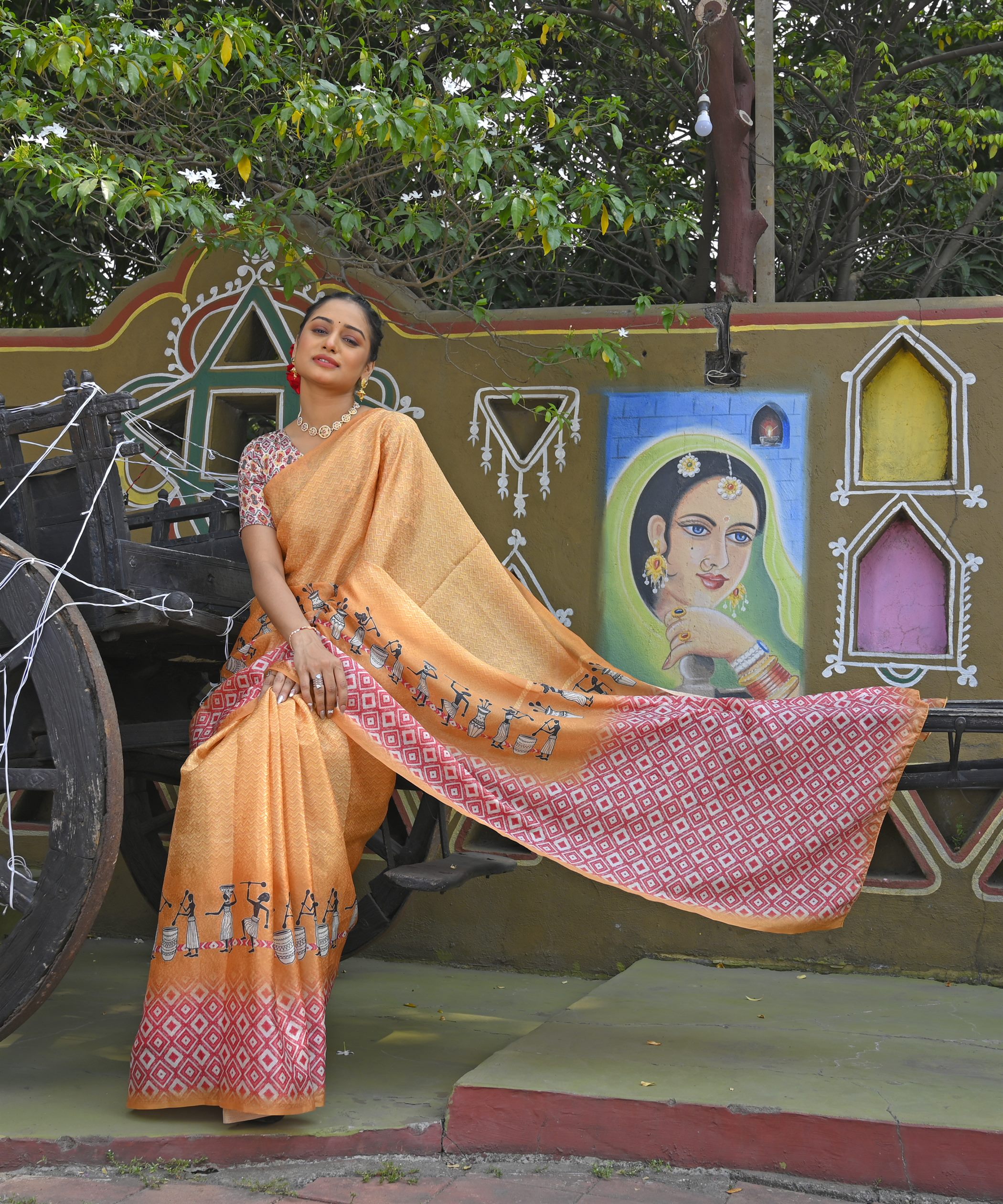 Fancy Printed Saree