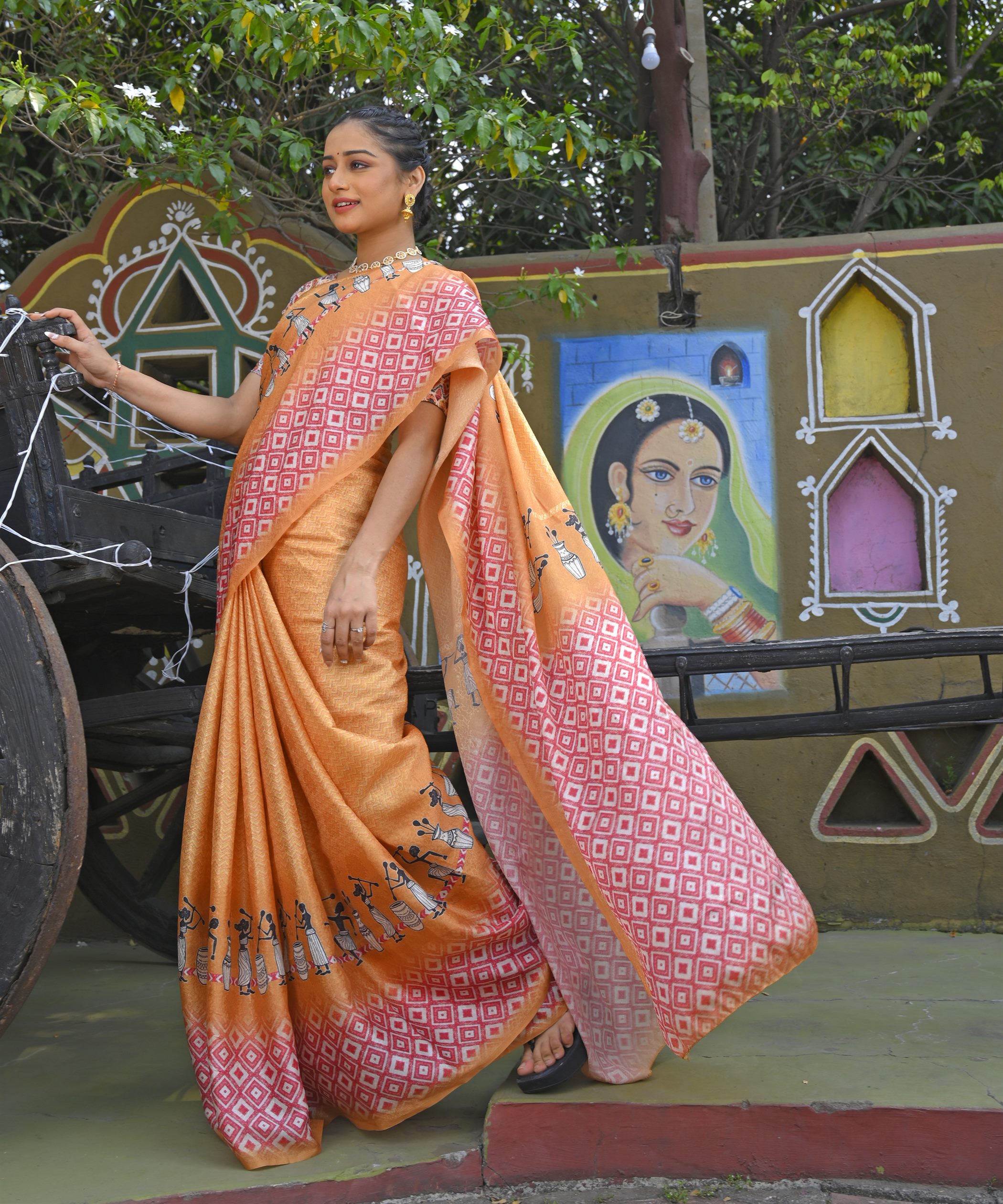 Fancy Printed Saree