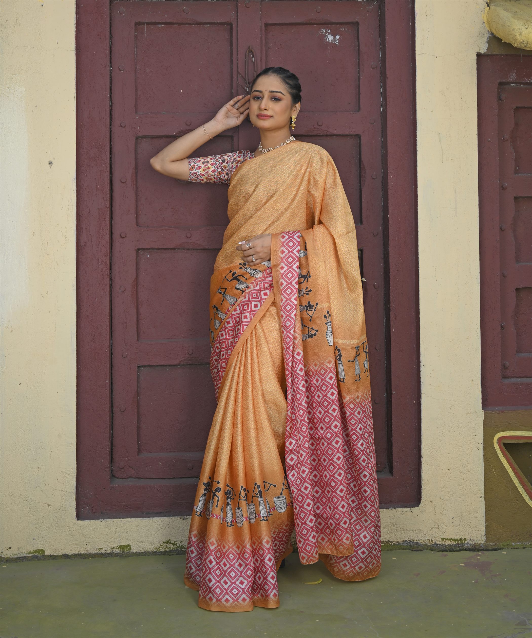 Fancy Printed Saree